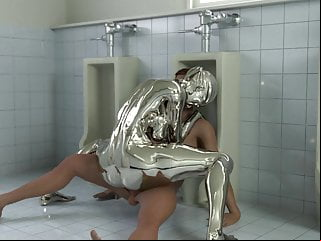 Metallic slime girl